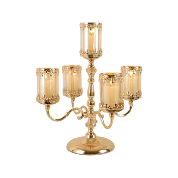 Nordic Vintage Candle Holders Windproof Table Candelabra Luxury Wedding Centerpieces Candeliere Christmas Decorations AC50CH
Nordic Vintage Candle Holders Windproof Table Candelabra Luxury Wedding Centerpieces Candeliere Christmas Decorations AC50CH