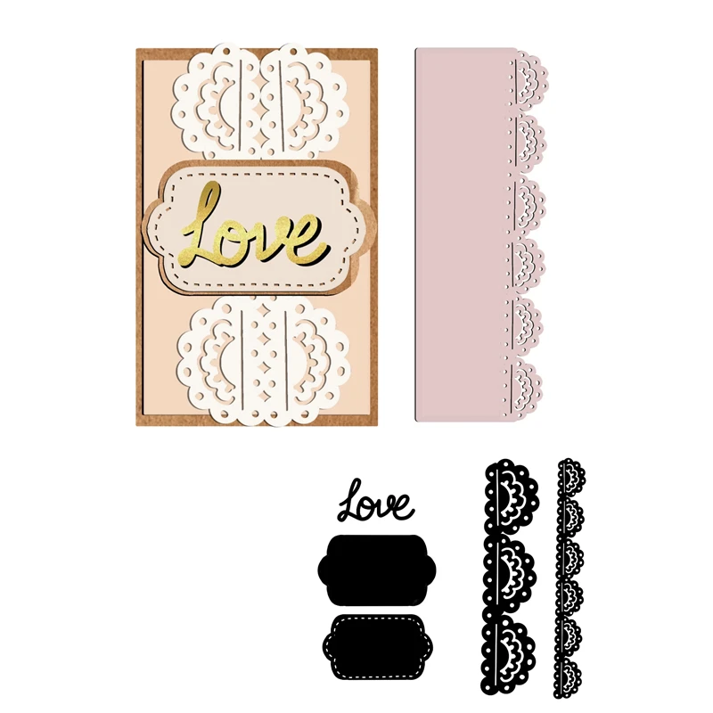 Naifumodo Cutting Dies Metal Dies Love Lace Die Scrapbooking Album Card Making Embossing Stencil Diecuts Decoration
Naifumodo Cutting Dies Metal Dies Love Lace Die Scrapbooking Album Card Making Embossing Stencil Diecuts Decoration