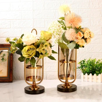 light luxury metal portable model room living room dining table simulation flower electroplating Vase Decoration
light luxury metal portable model room living room dining table simulation flower electroplating Vase Decoration