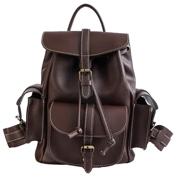 Fashion Women Backpacks Vintage Shoulder Bag Casual Travel Backpack Famous Brand High Quality PU Leather Rucksack String Mochila
Fashion Women Backpacks Vintage Shoulder Bag Casual Travel Backpack Famous Brand High Quality PU Leather Rucksack String Mochila