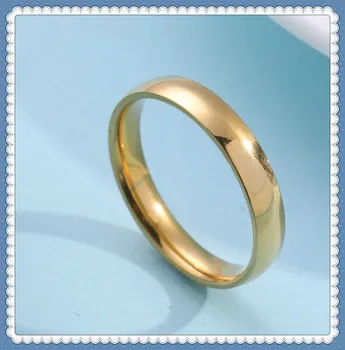 Cross-Border Explosion Accessories Accessories 4mm Inner and Outer Arc Smooth Titanium Couple Stainless Steel Ring Foreign
Cross-Border Explosion Accessories Accessories 4mm Inner and Outer Arc Smooth Titanium Couple Stainless Steel Ring Foreign