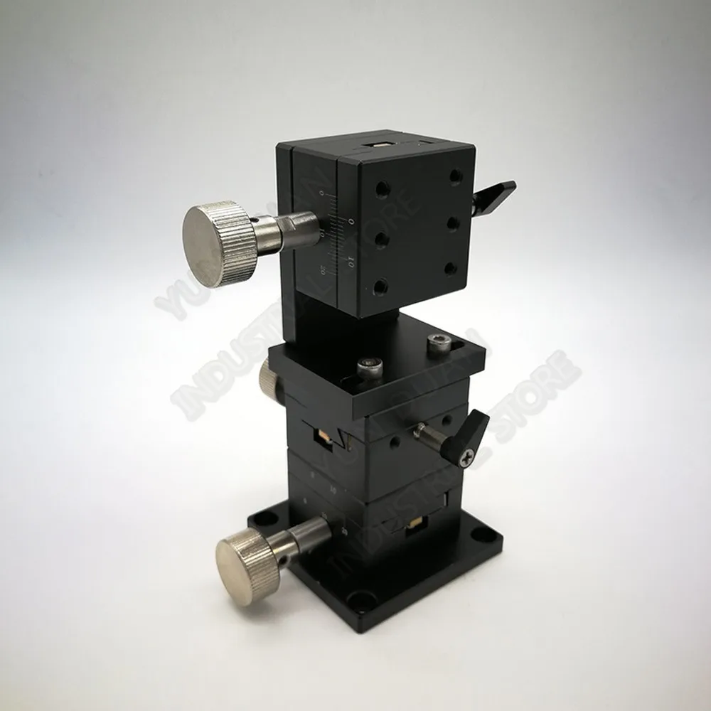 XYZ 3 Axis 40*40mm Manual Trimming Platform Guide Linear Rack Fine Tuning Sliding Table Dovetail Rail for Position Lab Optical
XYZ 3 Axis 40*40mm Manual Trimming Platform Guide Linear Rack Fine Tuning Sliding Table Dovetail Rail for Position Lab Optical