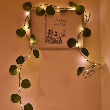 LED String Lights Artificial Garland Green Leaf Plants Vine Battery Operated Fairy String Light For Wedding Party Home WallDecor
LED String Lights Artificial Garland Green Leaf Plants Vine Battery Operated Fairy String Light For Wedding Party Home WallDecor