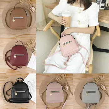 Women Girls School Bag Leather Backpack Small Mini Rucksack Purse Travel Handbag Shoulder Bag
Women Girls School Bag Leather Backpack Small Mini Rucksack Purse Travel Handbag Shoulder Bag