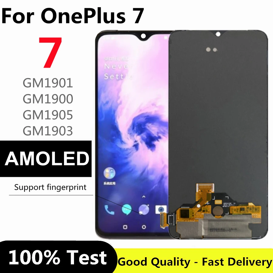 6.41" AMOLEDFor OnePlus 7 LCD Display Touch Screen Digitizer For OnePlus GM1901 GM1900 GM1905 GM1903 1+7 LCD
6.41" AMOLEDFor OnePlus 7 LCD Display Touch Screen Digitizer For OnePlus GM1901 GM1900 GM1905 GM1903 1+7 LCD