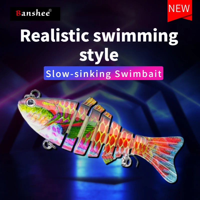 Banshee 100 мм 23g тонущие воблеры для щуки/баса 7 мульти Соединенные Swimbaits рыболовная приманка жесткая искусственная приманка Crankbaits морская прима...
Banshee 100 мм 23g тонущие воблеры для щуки/баса 7 мульти Соединенные Swimbaits рыболовная приманка жесткая искусственная приманка Crankbaits морская прима...