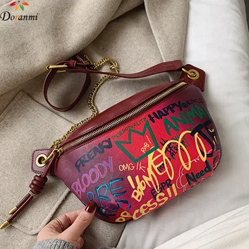 DORANMI Letter Printed Waist Bag Women's Fanny Pack 2020 New Luxury Brand Designed Waist Pack Female Crossbody Chest Bags BG462
DORANMI Letter Printed Waist Bag Women's Fanny Pack 2020 New Luxury Brand Designed Waist Pack Female Crossbody Chest Bags BG462