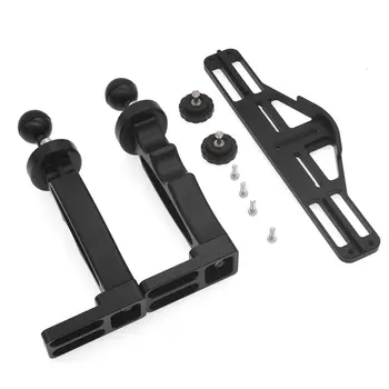 Diving Camera Stabilizer Underwater Grip Handheld Holder Double-Arm Tray Support Stabilizer Holder Cage Selfie Mount For GoPro