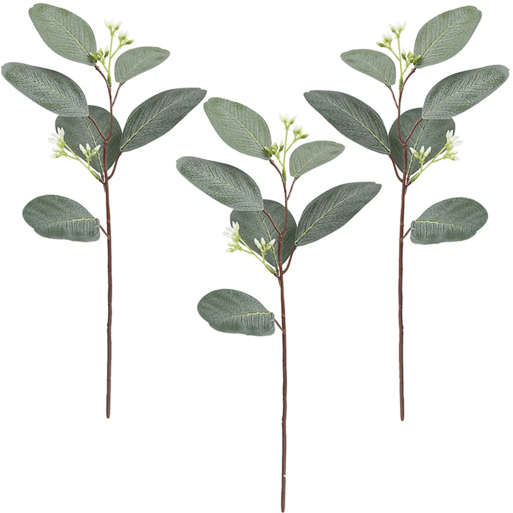 1pc Artificial Eucalyptus Leaves Stems Branches Artificial Plants for Floral Bouquets Wedding Holiday Greenery Decor
1pc Artificial Eucalyptus Leaves Stems Branches Artificial Plants for Floral Bouquets Wedding Holiday Greenery Decor