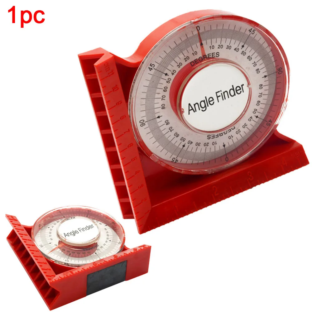 Goniometer Angle Finder 360 Degree Level Box Magnetic Base Horizontal Plastic Inclinometer Measuring Tool Red Slope Level Meter
Goniometer Angle Finder 360 Degree Level Box Magnetic Base Horizontal Plastic Inclinometer Measuring Tool Red Slope Level Meter