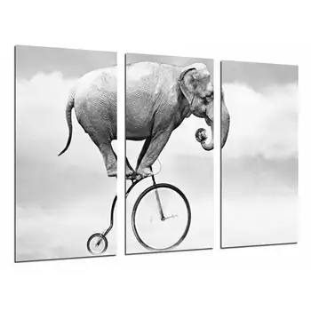 Hipster Animal Elephant Bike, Black and White, photo print on wood, modern picture decorative 26837
Hipster Animal Elephant Bike, Black and White, photo print on wood, modern picture decorative 26837