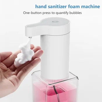 250ml Automatic Liquid Foam Soap Dispenser Induction Touchless Hand Washing Device USB Charging Kitchen Bathroom Accessories
250ml Automatic Liquid Foam Soap Dispenser Induction Touchless Hand Washing Device USB Charging Kitchen Bathroom Accessories