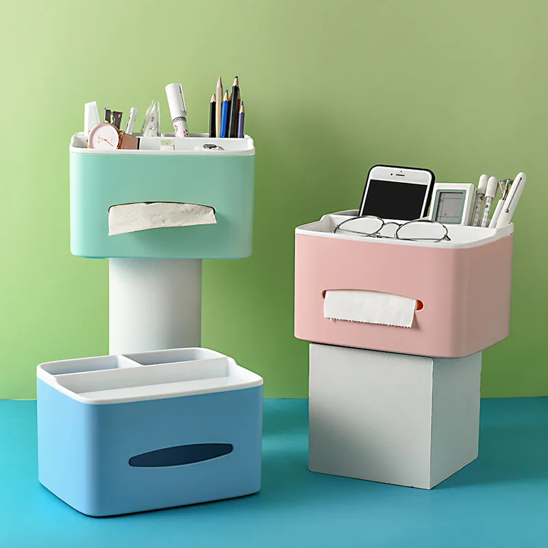 Multi-function Tissue Box Desk Stationery Storage Box Living Room Bedroom Paper-making Box Remote Control Storage Box
Multi-function Tissue Box Desk Stationery Storage Box Living Room Bedroom Paper-making Box Remote Control Storage Box
