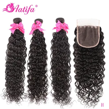 Brazilian Hair 3 Bundles With 4x4 Closure Remy Hair Water Wave Bundles With Closure 100% Human Hair Closure With Bundles Aatifa
Brazilian Hair 3 Bundles With 4x4 Closure Remy Hair Water Wave Bundles With Closure 100% Human Hair Closure With Bundles Aatifa
