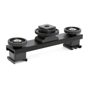 Shoe Extension Bar Mount Dual Bracket For DV Video Camera LED Light SLR Rig Hot
Shoe Extension Bar Mount Dual Bracket For DV Video Camera LED Light SLR Rig Hot