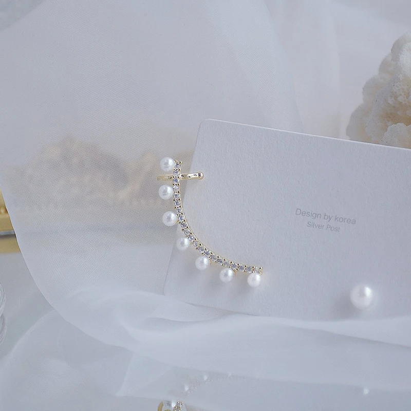 14K Real Gold Pure Pearl Stud Clip Earring Delicate Inlaid Full Zircon Wedding Earring for Bridal Engagement Birthday Gift
14K Real Gold Pure Pearl Stud Clip Earring Delicate Inlaid Full Zircon Wedding Earring for Bridal Engagement Birthday Gift