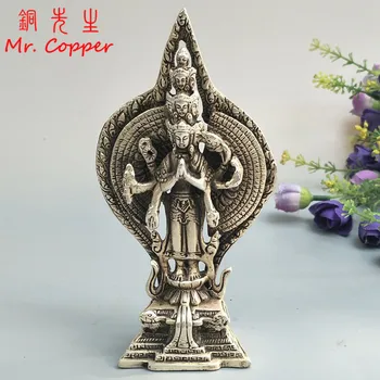 Antique Copper Chinese Carving Crafts Kwan-yin Guanyin Buddha Statue Bodhisattva Sculpture Ornaments Home Living Room Decoration
Antique Copper Chinese Carving Crafts Kwan-yin Guanyin Buddha Statue Bodhisattva Sculpture Ornaments Home Living Room Decoration