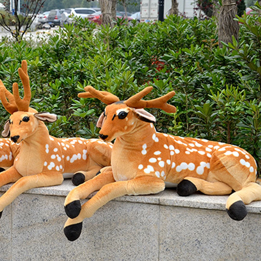 

Simulation deer animal Children plush toy Sika deer Christmas gift kids baby stuffed toy