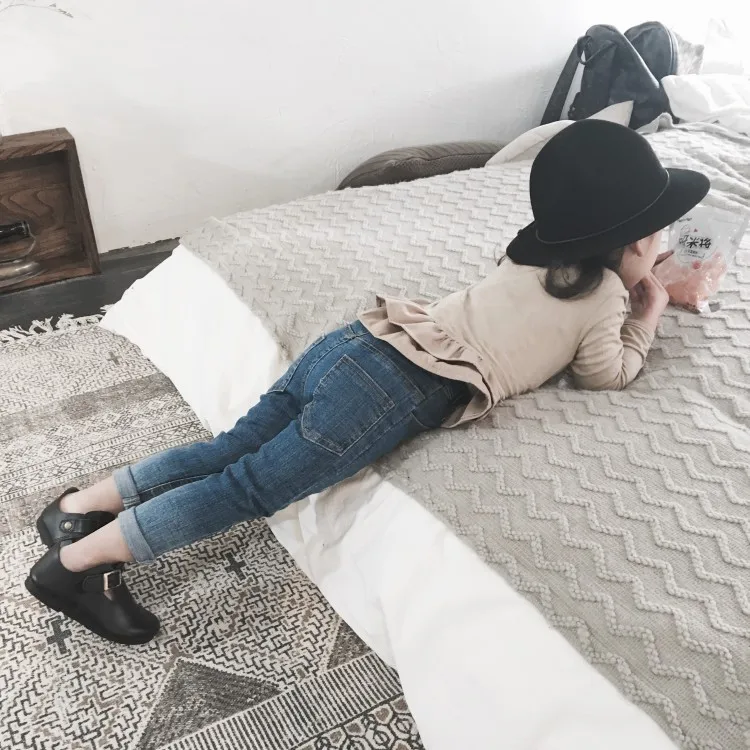 2019 Korean-style Elasticity Girls Elasticity Slim Fit Jeans 2-3-4-5-7-Year-Old Men And Women Children Solid Color Jeans
2019 Korean-style Elasticity Girls Elasticity Slim Fit Jeans 2-3-4-5-7-Year-Old Men And Women Children Solid Color Jeans