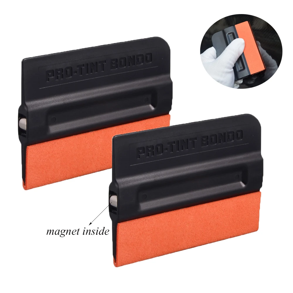 FOSHIO 2ps Carbon Fiber Vinyl Suede Edge Magnetic Squeegee No-scratch Window Tint Film Sticker Remover Car Wrap Cleaning Tool
FOSHIO 2ps Carbon Fiber Vinyl Suede Edge Magnetic Squeegee No-scratch Window Tint Film Sticker Remover Car Wrap Cleaning Tool