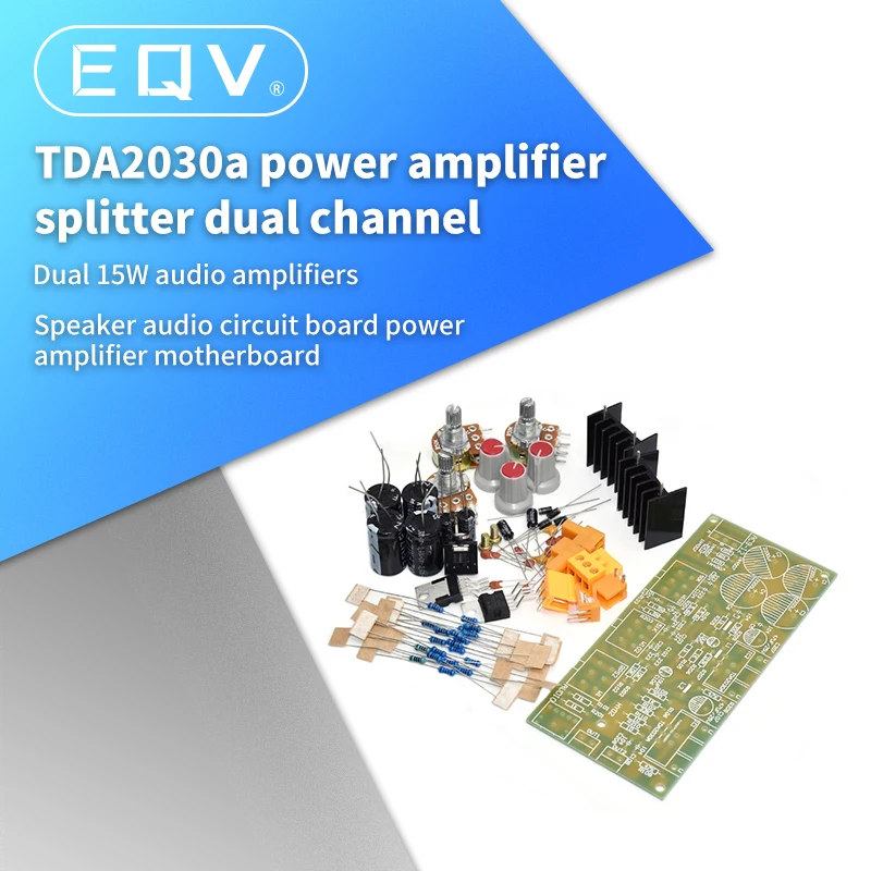 TDA2030A DIY Kit Electronic Amplifier Dual Channel Power Board for Arduino Production Training Suite Student lab TDA2030 | Электронные