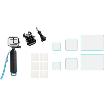 1set Waterproof Shell+ Anti-Fog Sheet+ Buoyancy Rod for GoPro Hero 8 & 1Set Sn Protector Tempered Glass Sn Film
1set Waterproof Shell+ Anti-Fog Sheet+ Buoyancy Rod for GoPro Hero 8 & 1Set Sn Protector Tempered Glass Sn Film