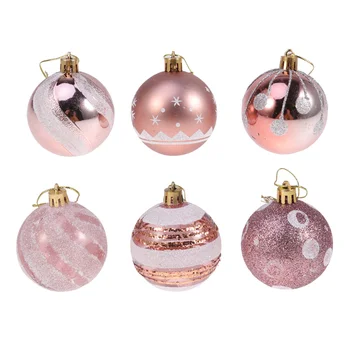 24Pcs 6cm Christmas Balls Hanging Decoration Christmas Tree Ornaments for Party Ball Prom Rose Gold Pattern
24Pcs 6cm Christmas Balls Hanging Decoration Christmas Tree Ornaments for Party Ball Prom Rose Gold Pattern