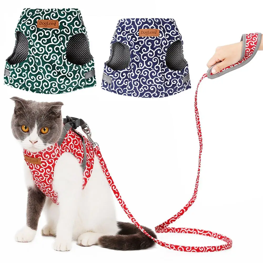 Reflective Cat Harness And Leash Set Nylon Mesh Kitten Puppy Dogs Vest Harness Leads Pet Clothes For Small Dogs Yorkies Pug
Reflective Cat Harness And Leash Set Nylon Mesh Kitten Puppy Dogs Vest Harness Leads Pet Clothes For Small Dogs Yorkies Pug