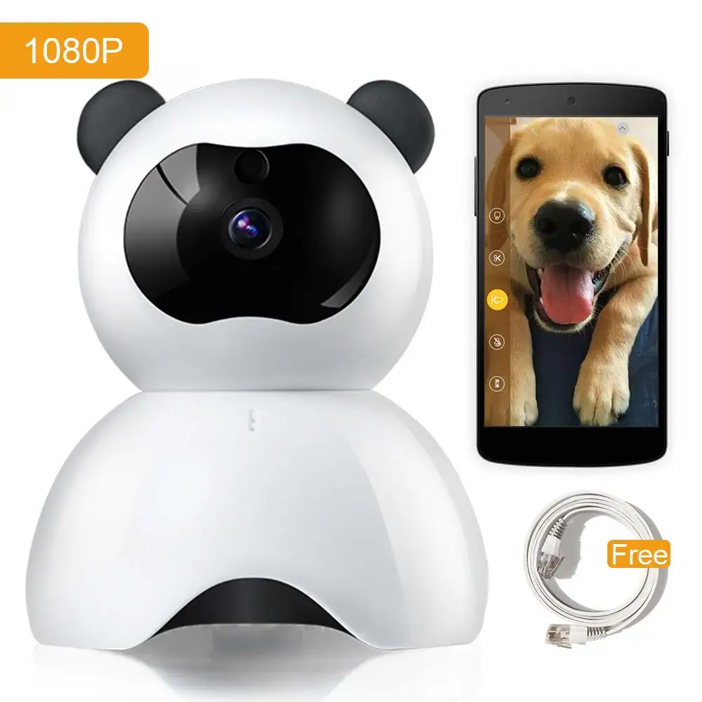 Pet Camera IP Camera for Pet Baby Monitor 1080P FHD with iPhone Android WiFi Home Camera Night Vision Motion Detection Alert
Pet Camera IP Camera for Pet Baby Monitor 1080P FHD with iPhone Android WiFi Home Camera Night Vision Motion Detection Alert