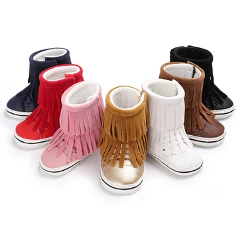Baby Boots Toddler Baby Boy Girl Snow Boots Winter Booties Infant Newborn Solid Tassels Soft Crib Shoes 0-18M
Baby Boots Toddler Baby Boy Girl Snow Boots Winter Booties Infant Newborn Solid Tassels Soft Crib Shoes 0-18M