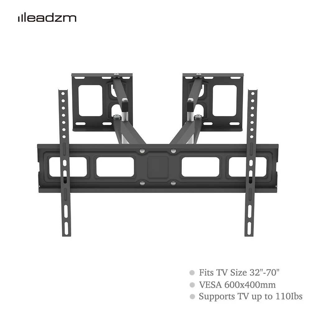 

Monitor Stands 32"-70" Corner Full Motion Articulating TV Wall Mount Bracket Max Weight 50Kg VESA 600*400 for Study,Office,Bar