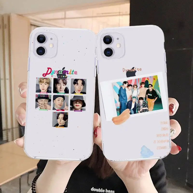 Korean kpop group new song 'Dynamite' Phone Case Transparent soft For iphone 5 5s 5c se 6 6s 7 8 11 12 plus mini x xs xr pro max
Korean kpop group new song 'Dynamite' Phone Case Transparent soft For iphone 5 5s 5c se 6 6s 7 8 11 12 plus mini x xs xr pro max