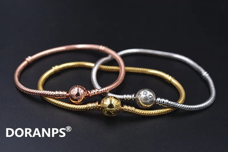 Фото DORANPS браслеты дружбы ювелирные изделия 925 змеиная цепочка женские Подвески