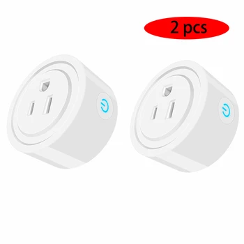 US Mini Smart Plug Outlet Socket Work with Amazon Alexa Google Home IFTTT, Wifi enabled Remote Control Socket,2 pcs
US Mini Smart Plug Outlet Socket Work with Amazon Alexa Google Home IFTTT, Wifi enabled Remote Control Socket,2 pcs
