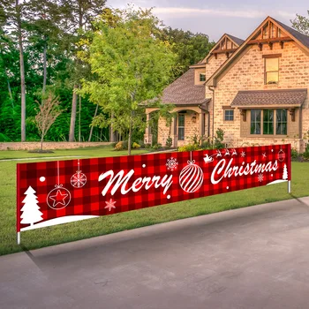 Christmas Decorations Merry Christmas Banner Decor Xmas Navidad Outdoor Banner Happy New Year Flag Pulling
Christmas Decorations Merry Christmas Banner Decor Xmas Navidad Outdoor Banner Happy New Year Flag Pulling