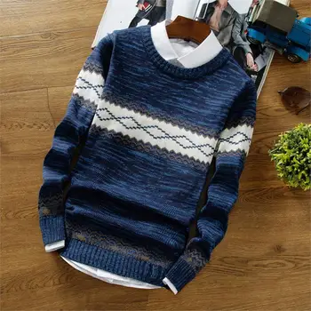2019 fashion men's Spell color slim fit Long sleeve knitting sweater /leisure male Round collar comfortable pullovers S-3XL
2019 fashion men's Spell color slim fit Long sleeve knitting sweater /leisure male Round collar comfortable pullovers S-3XL