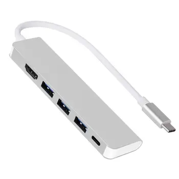 USB C Hub Multiport HDMI Adapter 5 In 1 USB C Adapter USB C To HDMI With 3pcs USB 3.0 Ports PD Charging Port
USB C Hub Multiport HDMI Adapter 5 In 1 USB C Adapter USB C To HDMI With 3pcs USB 3.0 Ports PD Charging Port