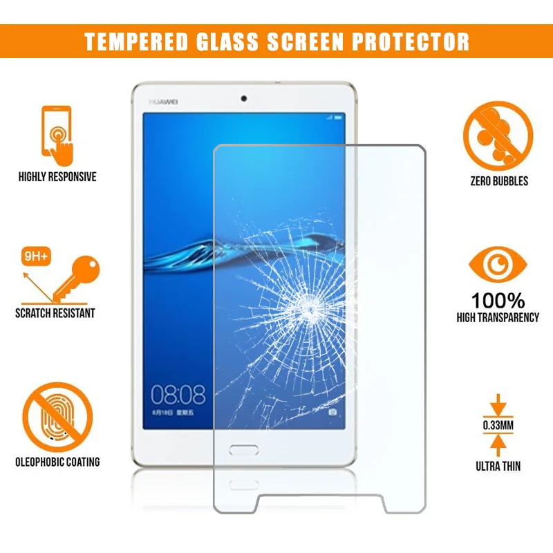 For Huawei MediaPad M3 Lite 8.0 Full Tablet Tempered Glass 9H Premium Anti-Scratch Anti-fingerprint Film Protector Guard Cover
For Huawei MediaPad M3 Lite 8.0 Full Tablet Tempered Glass 9H Premium Anti-Scratch Anti-fingerprint Film Protector Guard Cover