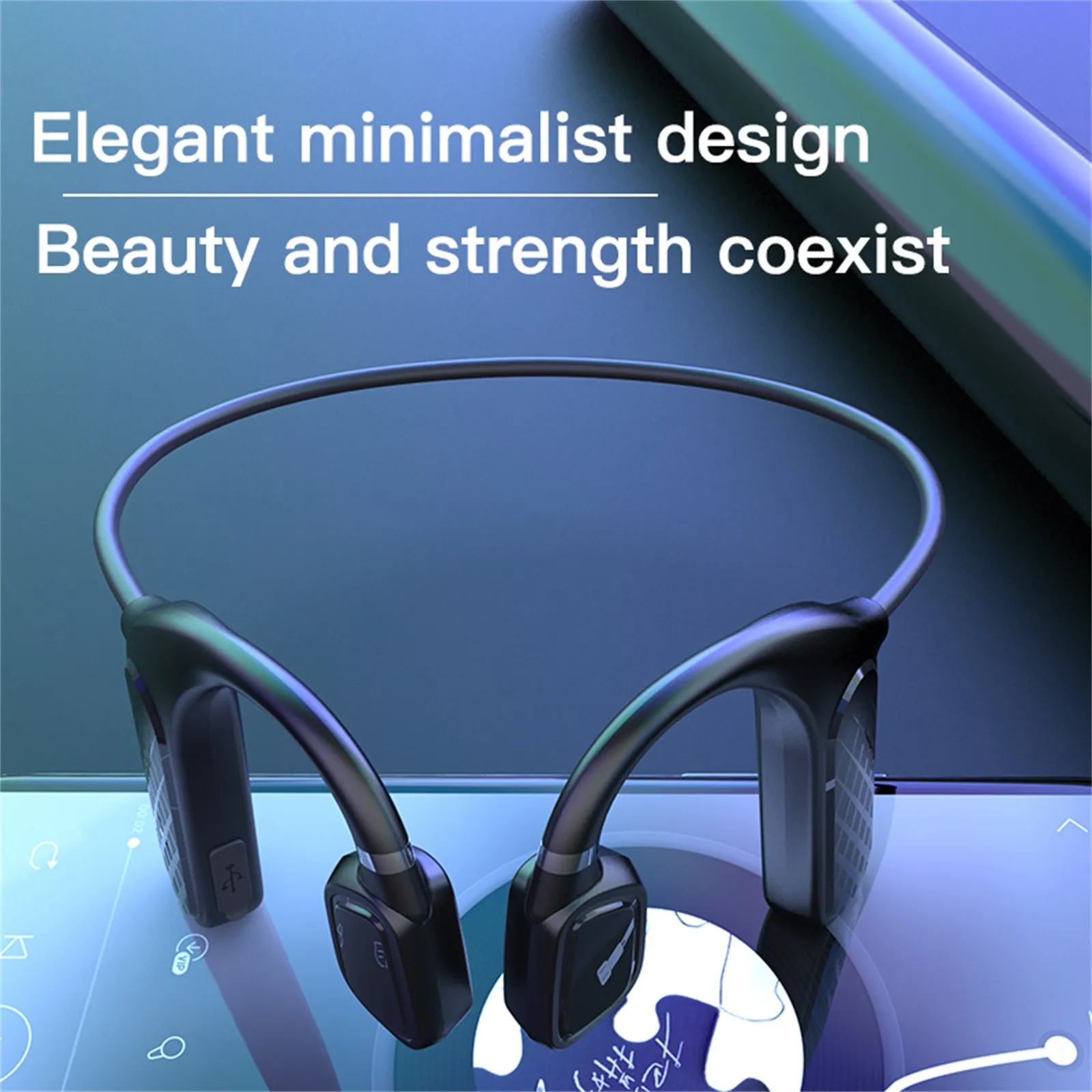 Беспроводные наушники HIFI с костной проводимостью гарнитура Bluetooth 5 1