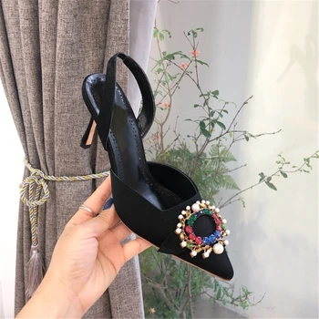 Faux Top Suede/Silk Quality Pearl Decoration Women's Heels New Summer Fashion Party/Wedding High Heels Mature Ladies Shoes
Faux Top Suede/Silk Quality Pearl Decoration Women's Heels New Summer Fashion Party/Wedding High Heels Mature Ladies Shoes