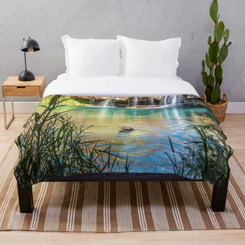 Soft Blanket for Bed Sherpa Flannel Fleece Blanket Home Travel Sofa Soft Throw Blanket Fern Pool Morning Glow 
Soft Blanket for Bed Sherpa Flannel Fleece Blanket Home Travel Sofa Soft Throw Blanket Fern Pool Morning Glow
