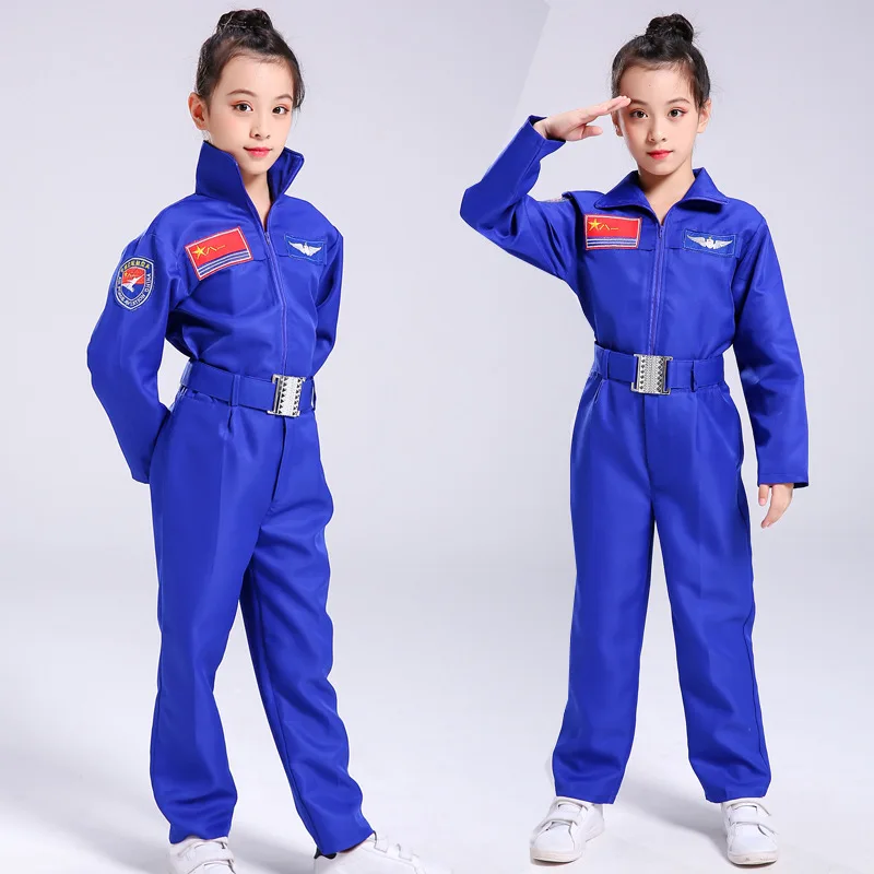 Unisex Air Force Performance Children Uniform Men And Women Celebrity Style Uniform Costume Service Aviation Children Service Mi 
Unisex Air Force Performance Children Uniform Men And Women Celebrity Style Uniform Costume Service Aviation Children Service Mi