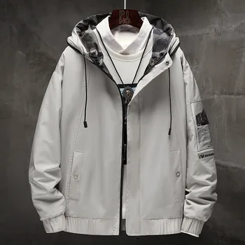 CNUUIKOOEK Men's Jacket New Winter Casual Windbreaker with Cap Coat Men's Windbreaker Hoodie Jackets Hip Hop Streetwear Jacket 
CNUUIKOOEK Men's Jacket New Winter Casual Windbreaker with Cap Coat Men's Windbreaker Hoodie Jackets Hip Hop Streetwear Jacket