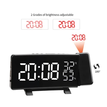 New LED Display Kitchen Timer 3-Color Curved LED Screen Projection Alarm Clock ElectronicElectronic Digital Kitchen Cooking Tim
New LED Display Kitchen Timer 3-Color Curved LED Screen Projection Alarm Clock ElectronicElectronic Digital Kitchen Cooking Tim