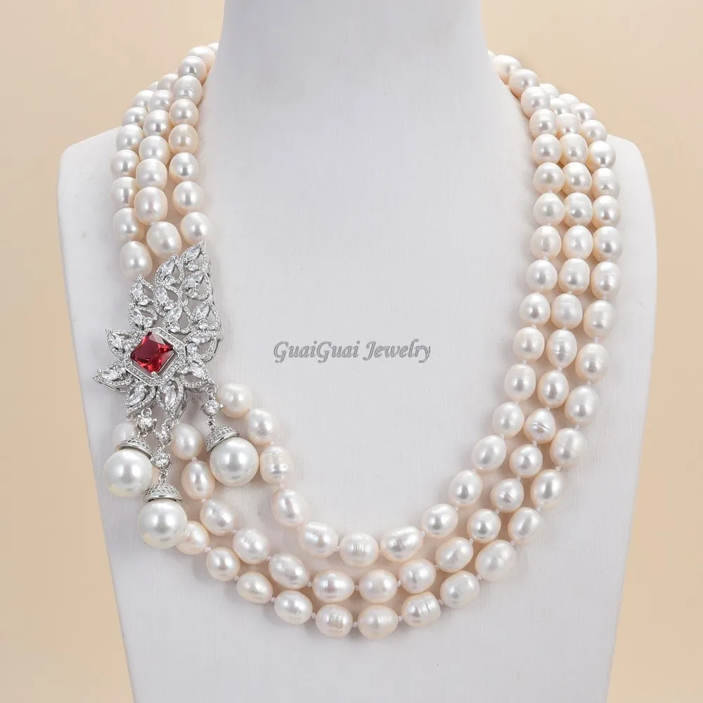 Ожерелье из белого жемчуга в стиле барокко 22 дюйма 13 мм|baroque pearl necklace|pearl necklacebaroque |