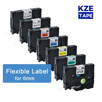 6mm Brother Flexible Cable Label Tapes Tze-FX211 Multicolor Laminated label tze tape for P-touch label printers Flexible label
6mm Brother Flexible Cable Label Tapes Tze-FX211 Multicolor Laminated label tze tape for P-touch label printers Flexible label
