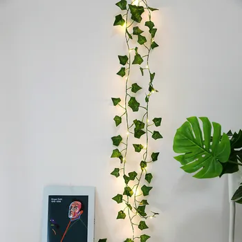 2M 20LEDS Artificial Plant String Light Creeper Green Leaf Ivy Vine for Home Diy Wedding Decorations Garden Fake Plants Faux
2M 20LEDS Artificial Plant String Light Creeper Green Leaf Ivy Vine for Home Diy Wedding Decorations Garden Fake Plants Faux