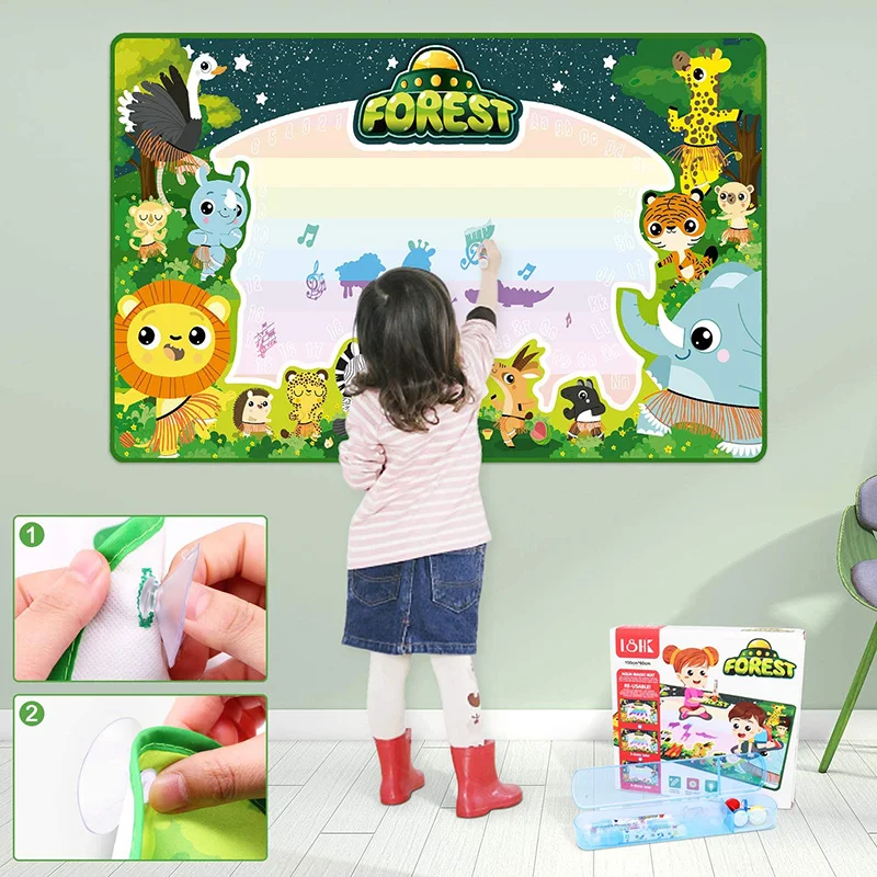 Super Large Water Drawing Mat Doodling Magic Water Book Draw Painting Game Activite Creative Educational Learning Developing Toy
Super Large Water Drawing Mat Doodling Magic Water Book Draw Painting Game Activite Creative Educational Learning Developing Toy