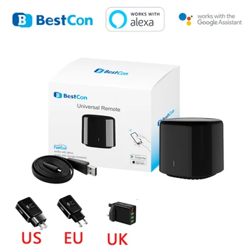 Broadlink RM4 Pro/Bestcon Rm4C Mini Smart Home Automation WiFi IR RF Universal Intelligent Remote Controller Work With Alexa
Broadlink RM4 Pro/Bestcon Rm4C Mini Smart Home Automation WiFi IR RF Universal Intelligent Remote Controller Work With Alexa
