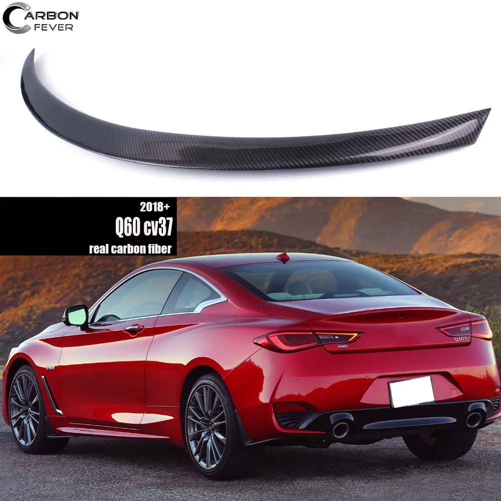 Carbon Fiber Vacuum Spoiler for Infiniti 2018+ Q60 2-Door Coupe Convertible with Great Fitment Gloss Finish UV-Cut
Carbon Fiber Vacuum Spoiler for Infiniti 2018+ Q60 2-Door Coupe Convertible with Great Fitment Gloss Finish UV-Cut